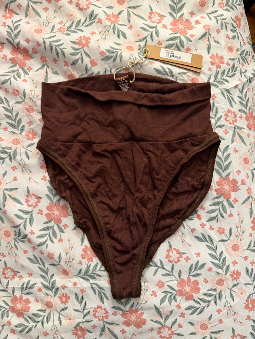Skims size xxs panty brief cocoa brown new with tags